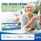 DenSureFit Silicone Denture Reliner Kit for Comfort

