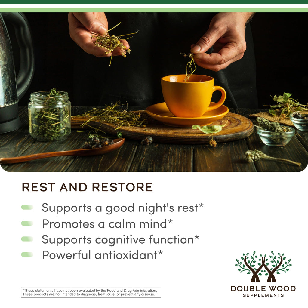 Apigenin Supplement by Double Wood - Relaxation Support

