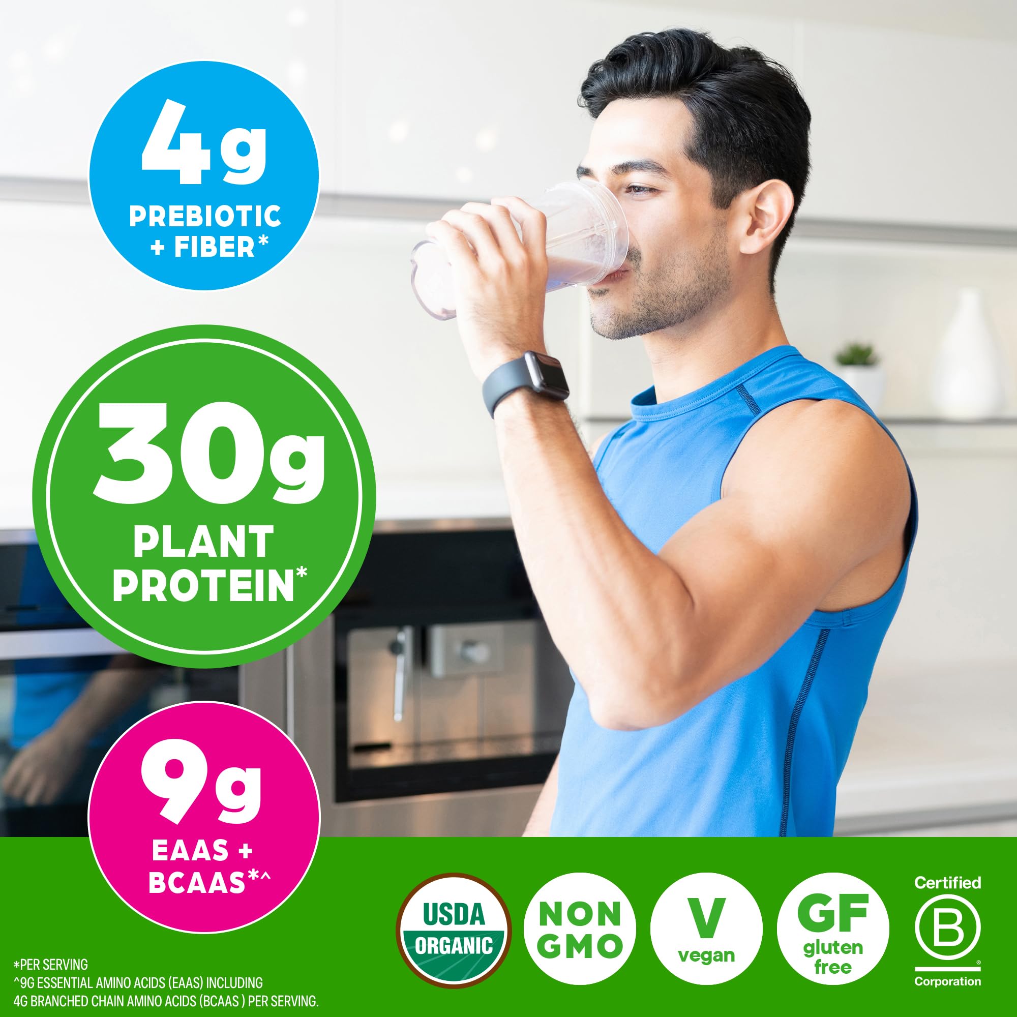 Orgain Organic Plant Protein Powder - Vegan & Plant-Based

