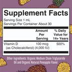 MaryRuth's Vitamin D3 Liquid Drops Megadose - Vegan Non-GMO

