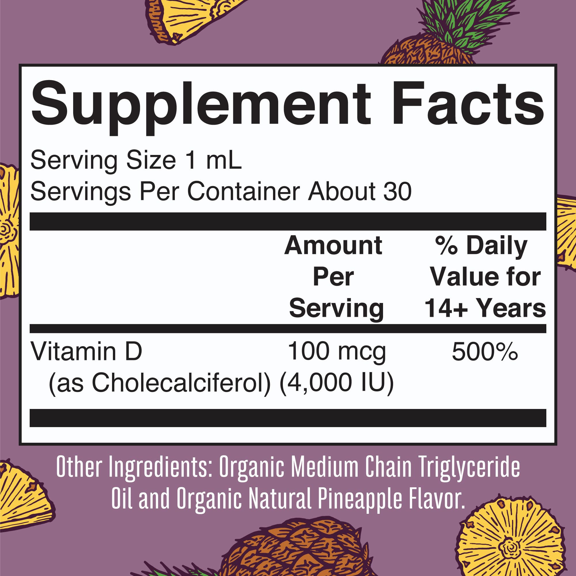 MaryRuth's Vitamin D3 Liquid Drops Megadose - Vegan Non-GMO

