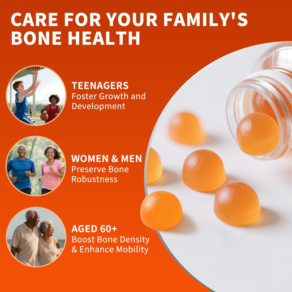 Calcium Citrate Gummies with Vitamin D3 for Bone Support


