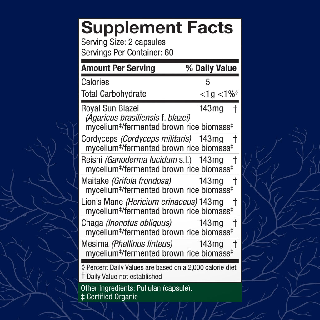 Host Defense Stamets 7-7 Mushroom Supplement Immune Support

