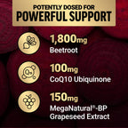 Force Factor Total Beets Heart Health Capsules


