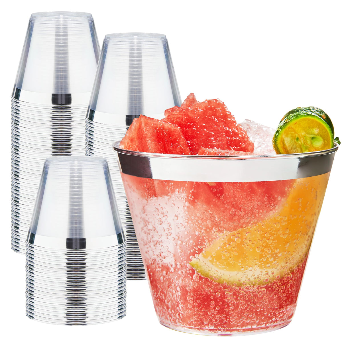 RACETOP Disposable Plastic Cups for Parties