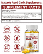 Odorless Aged Garlic Extract Softgels - Heart & Immune

