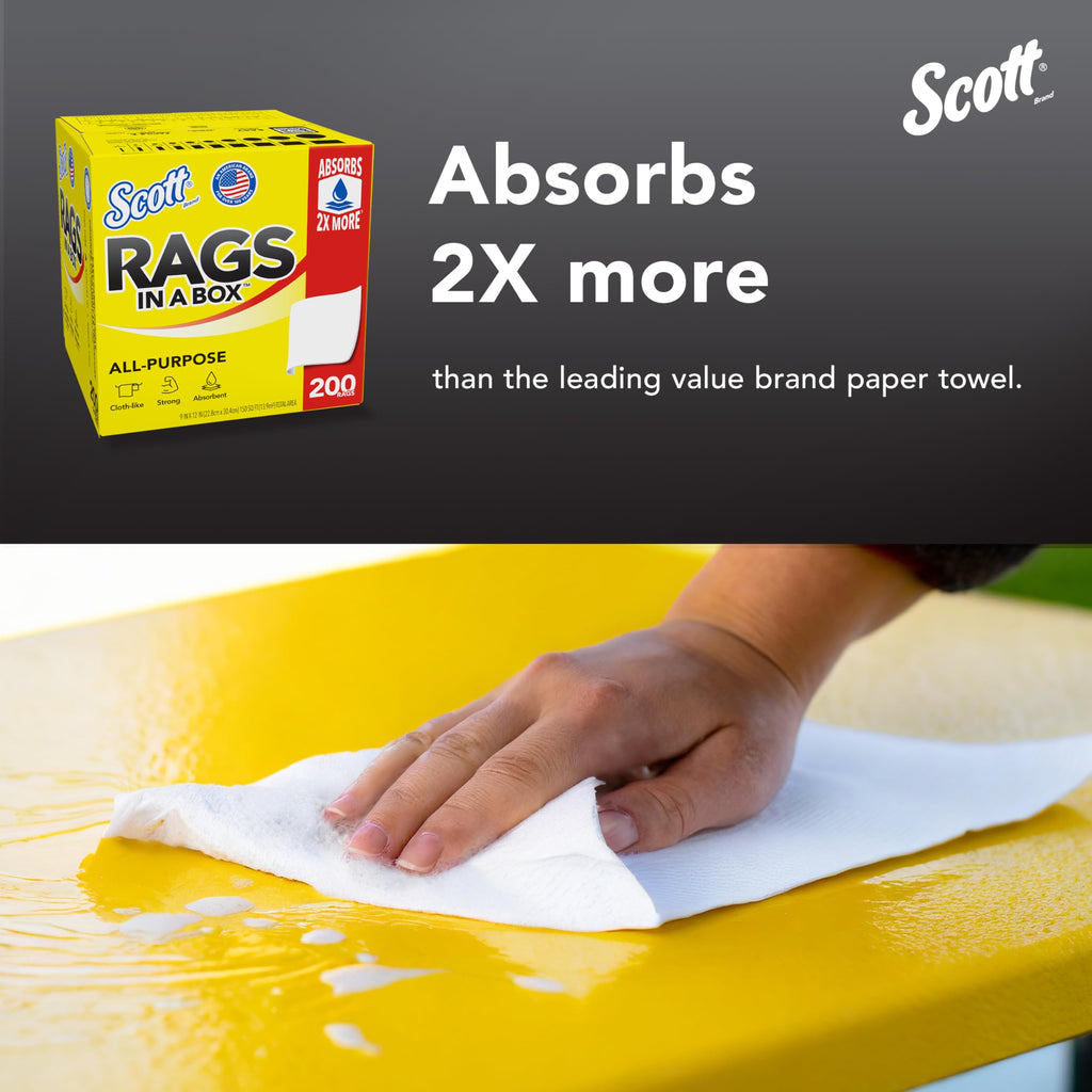 Scott Rags All-Purpose Towels – Cloth-Like Cleaning

