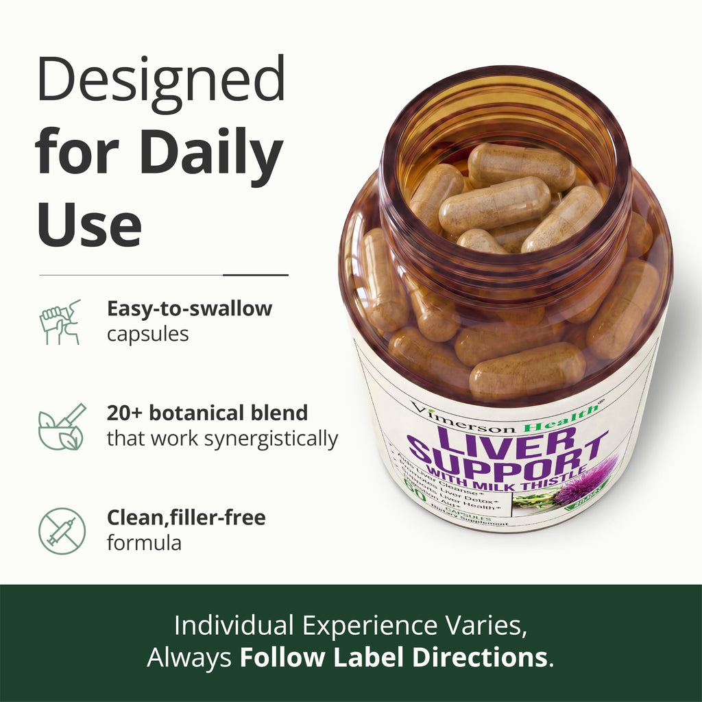 Liver Support Detox & Repair – Milk Thistle & Zinc

