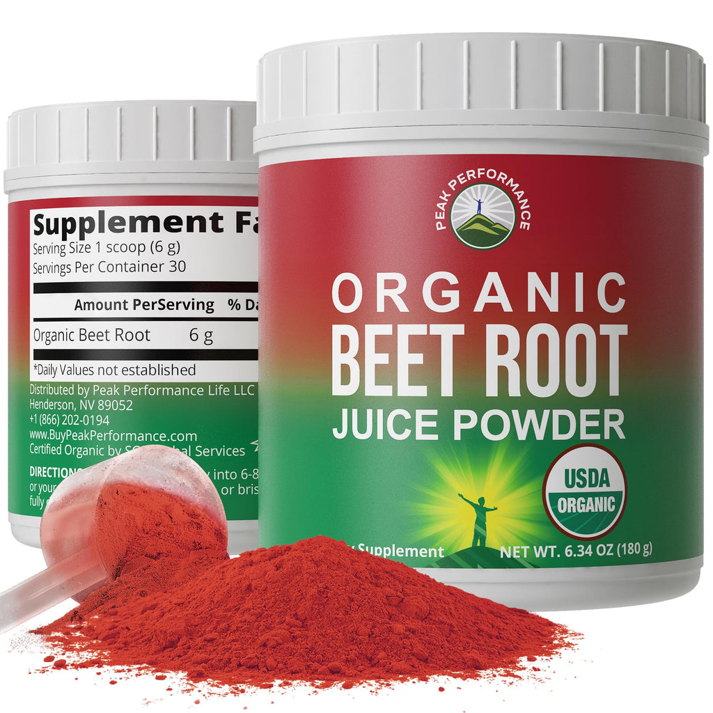Organic Beetroot Powder - Pure Nitric Oxide Support


