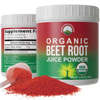 Organic Beet Root Powder - Ultra High Purity Nitric Oxide Support