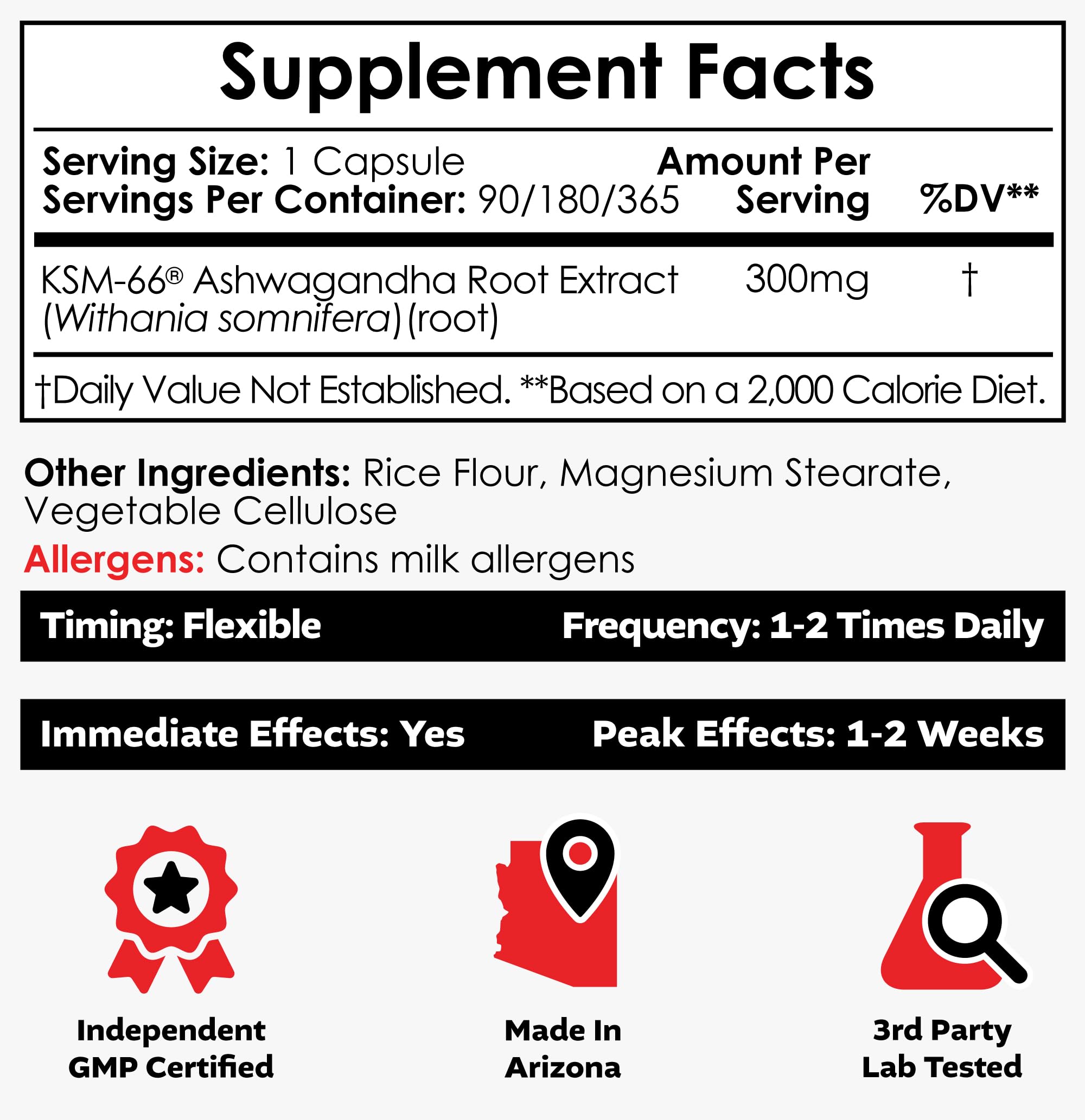 Nootropics Depot KSM-66 Ashwagandha Capsules | Adaptogen

