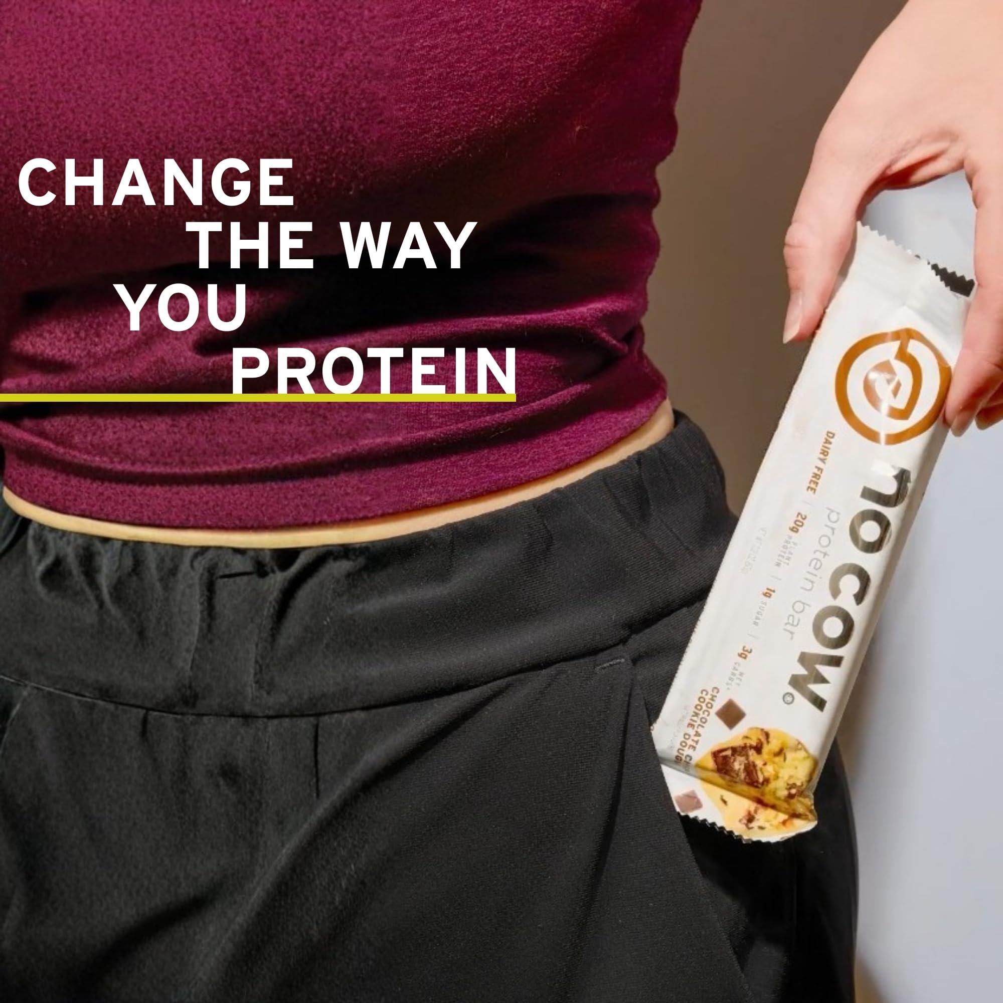 No Cow Vegan Protein Bars | Plant-Based Snack

