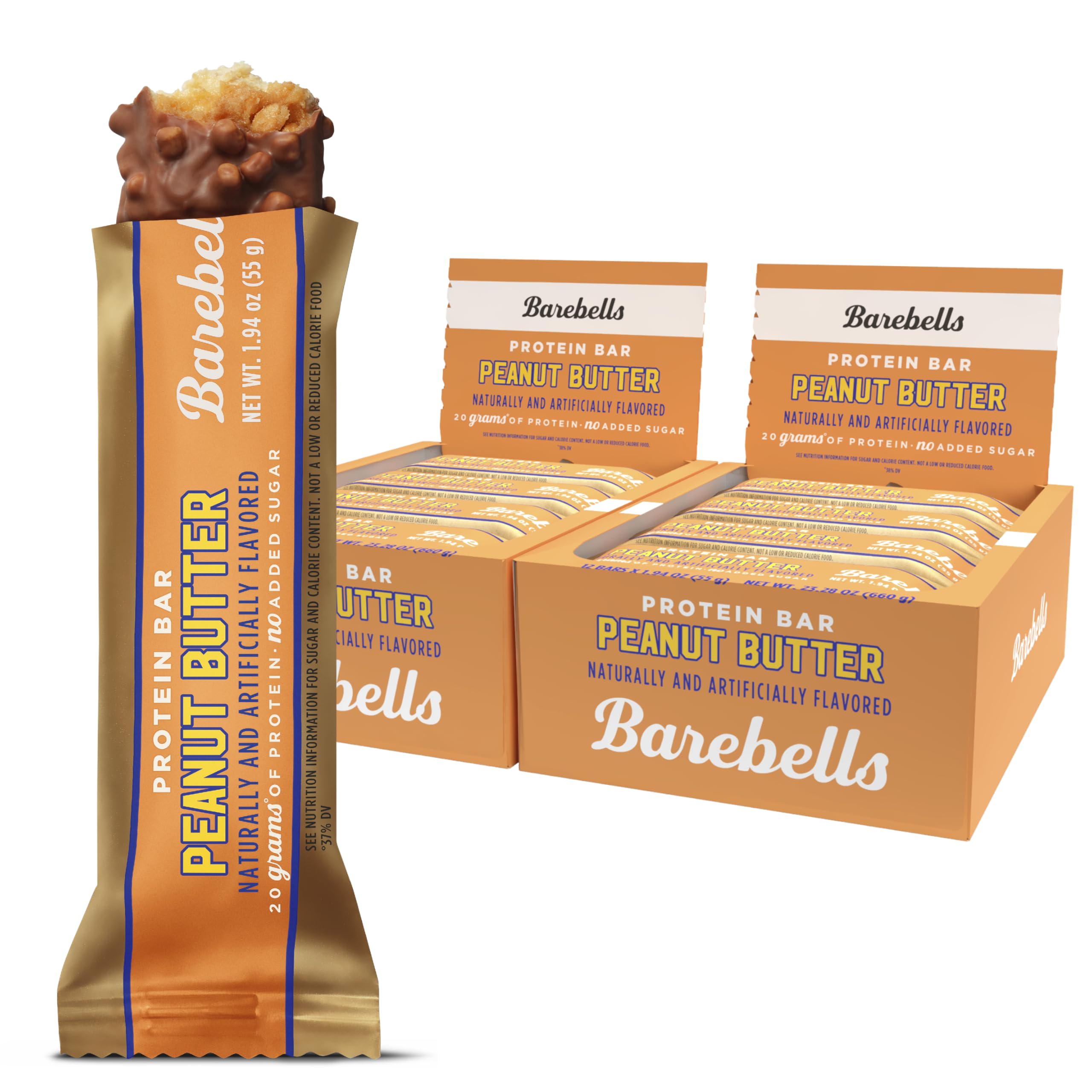 Barebells Protein Bar - 20g Protein, No Added Sugar - High Protein Snack