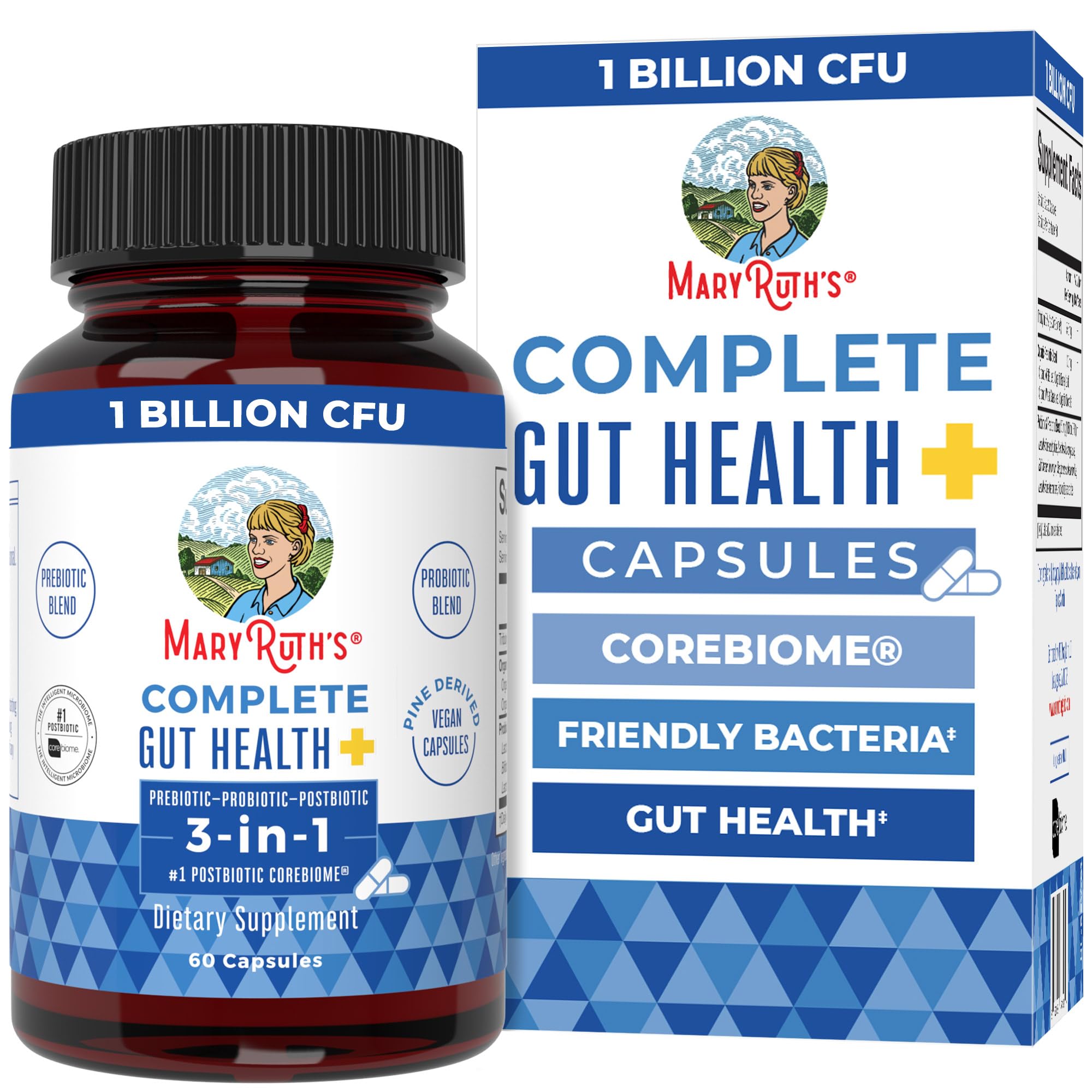 MaryRuth's Probiotic Capsules for Gut Health - Vegan

