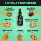 SuperBonsai Super Lungs Mullein Drops – Herbal Lung Tincture

