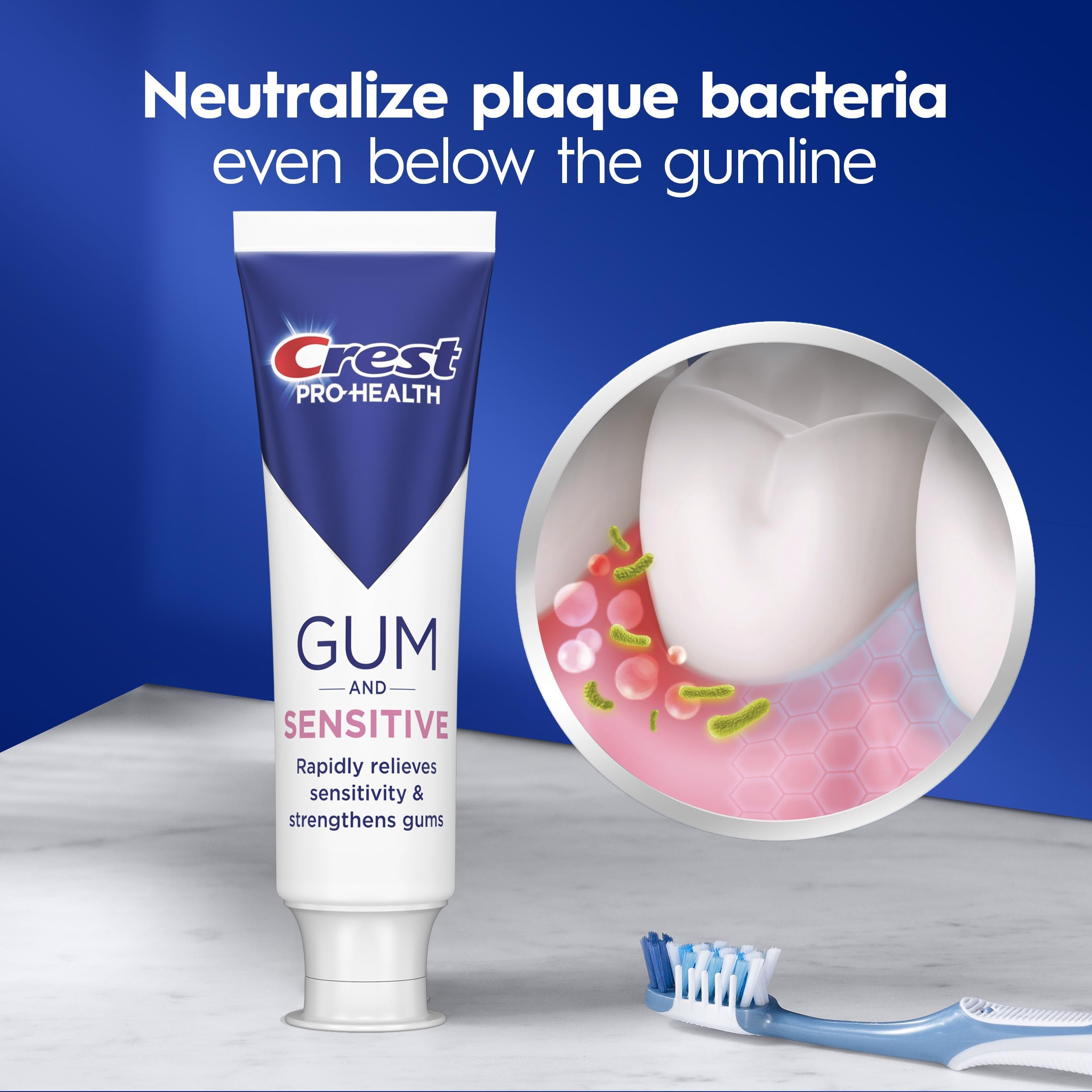 Crest Pro-Health Toothpaste for Sensitive Gums|Antibacterial

