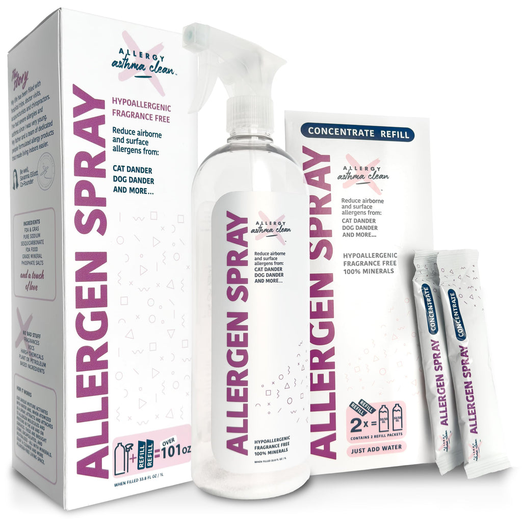 Allergy Asthma Clean Allergen Spray - Mineral-Based