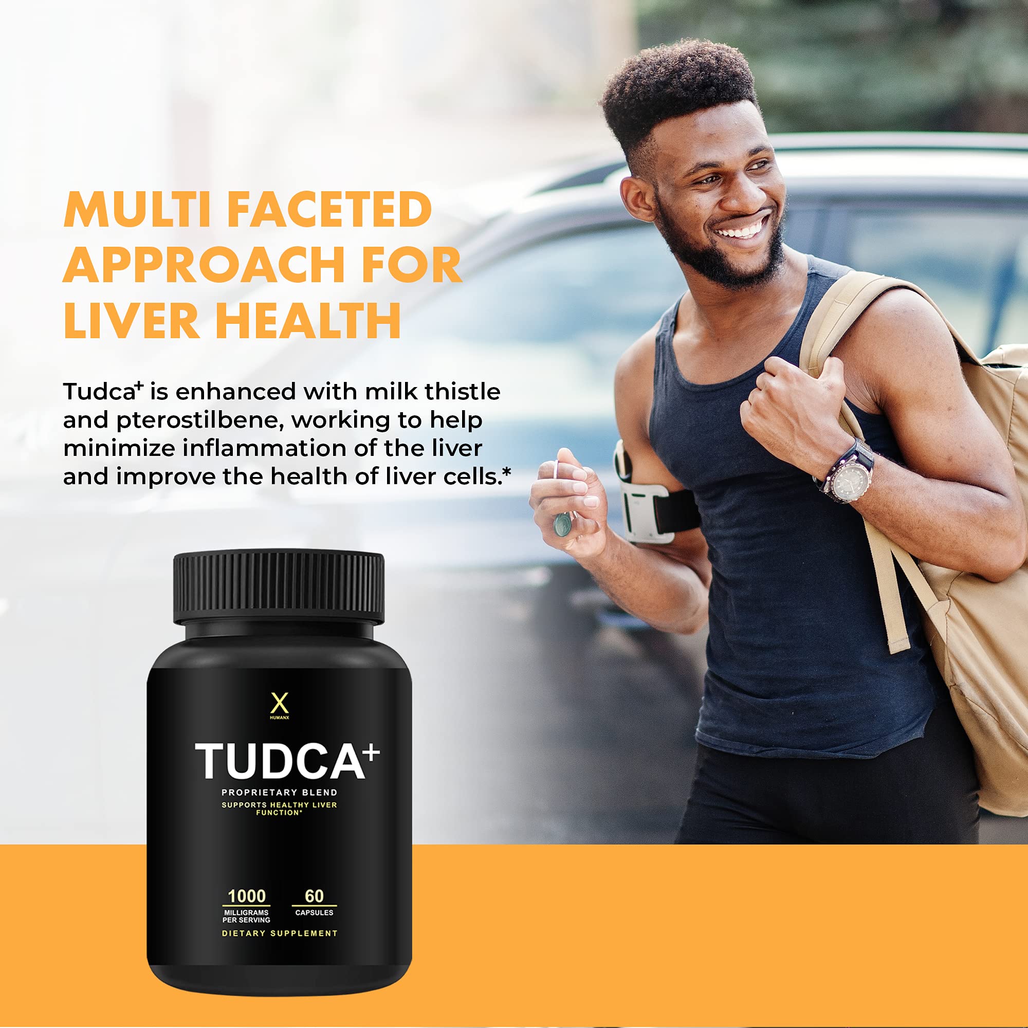 HUMANX TUDCA+ Liver Support | Vegan Non-GMO

