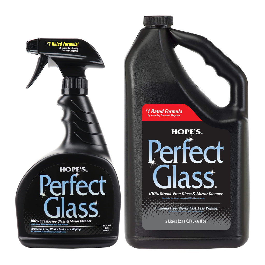 HOPE'S Perfect Glass Cleaner - Streak-Free & Ammonia-Free

