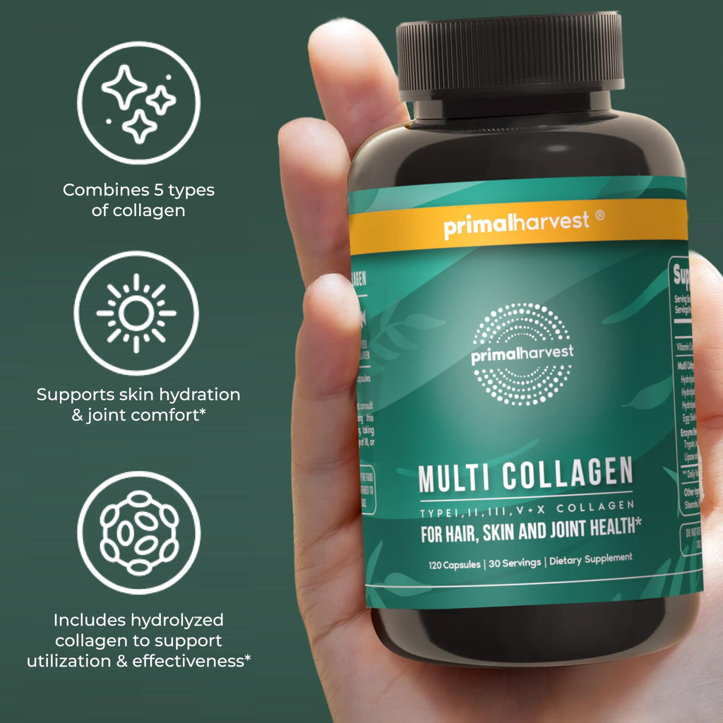 Primal Harvest Multi Collagen Pills Collagen Supplement

