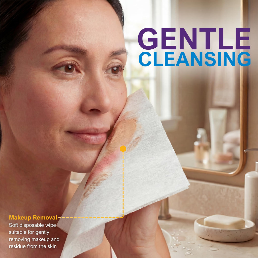 MED PRIDE Disposable Dry Wipes for Skin Care

