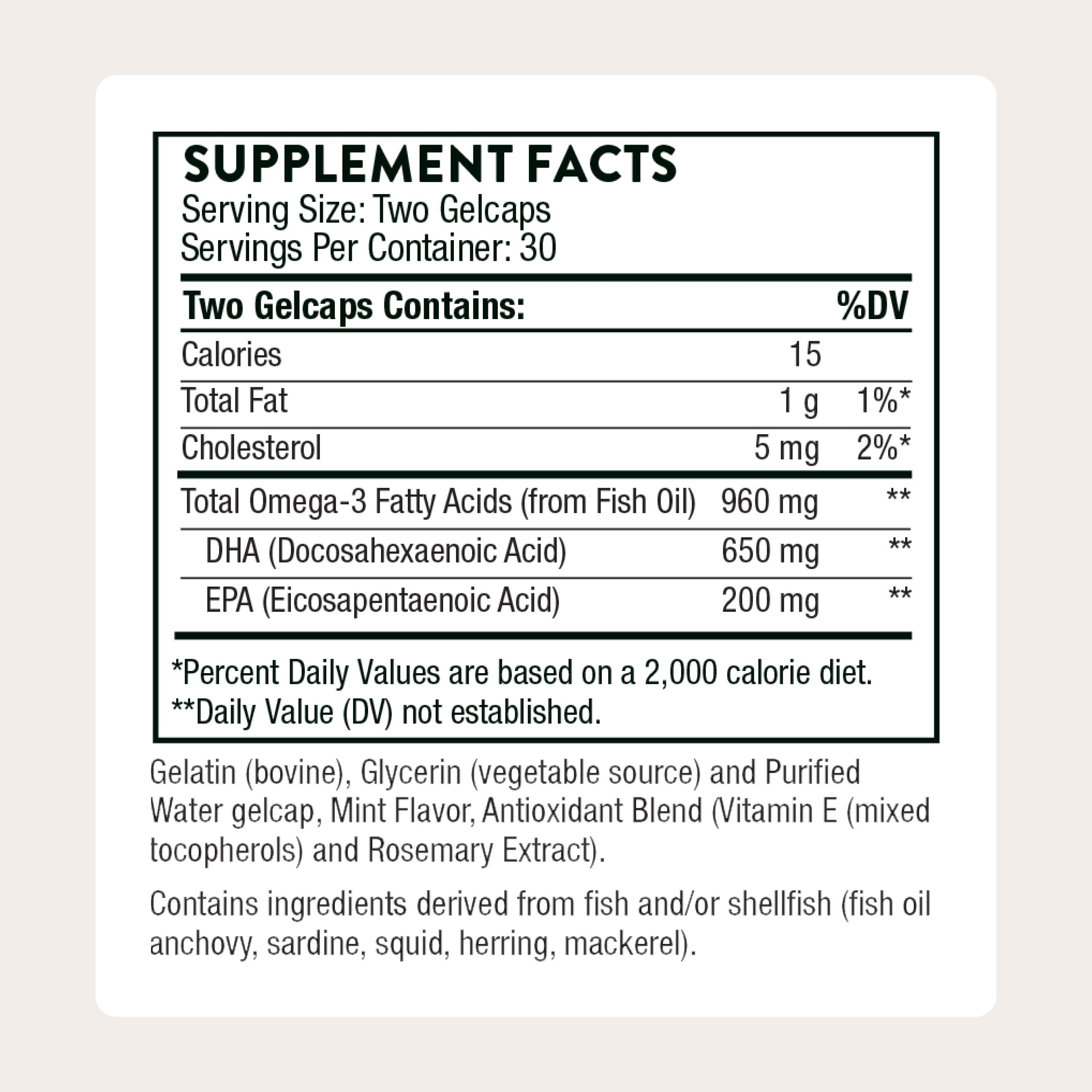 Thorne Prenatal Essential Fatty Acids

