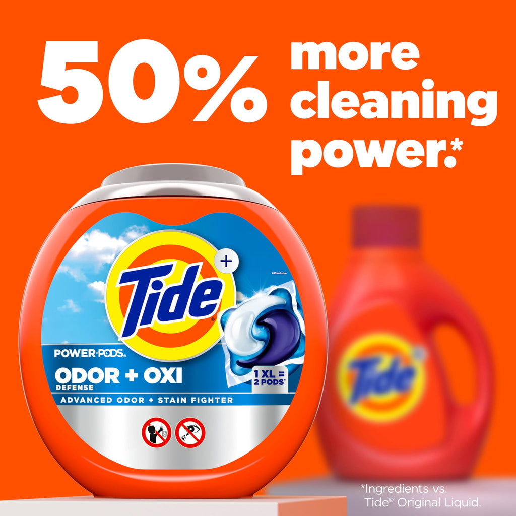 Tide Odor Defense + Oxi Pacs | Deep Clean

