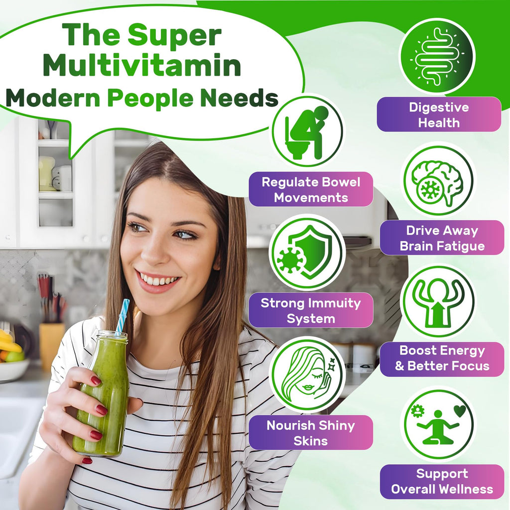 Nextdia Super Greens Multivitamin Gummies Spirulina

