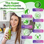 Nextdia Super Greens Multivitamin Gummies Spirulina


