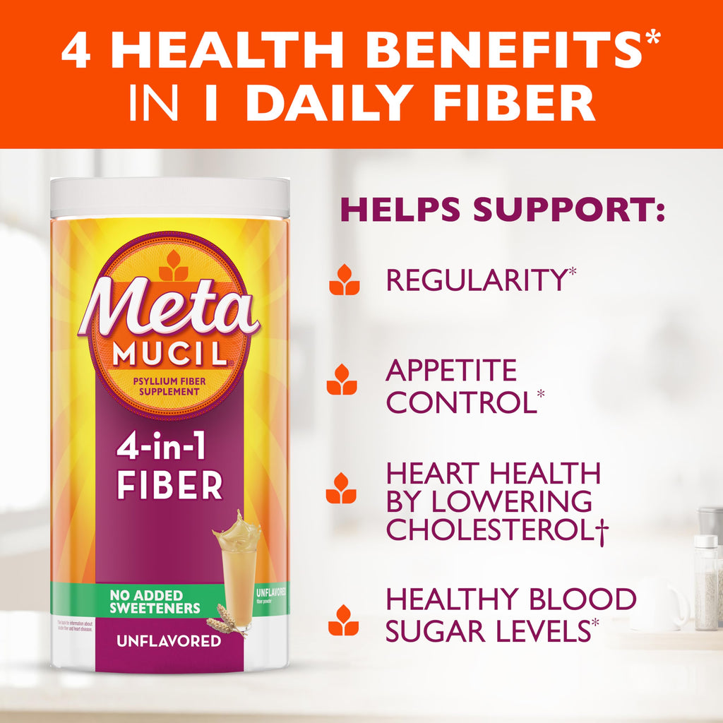 Metamucil Psyllium Husk Powder for Digestive Health

