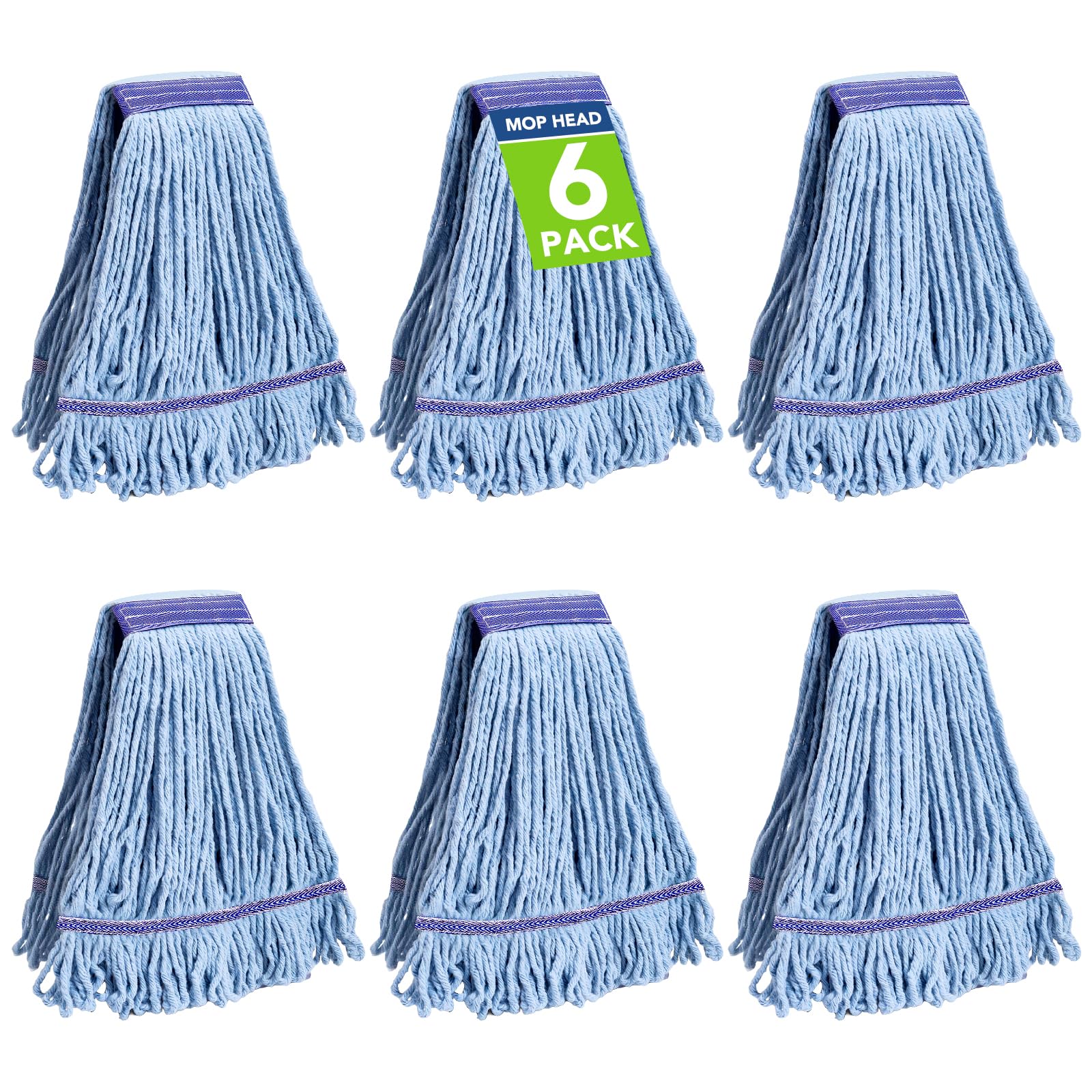 Zeefpod Mop Head Replacement - Heavy Duty & Washable


