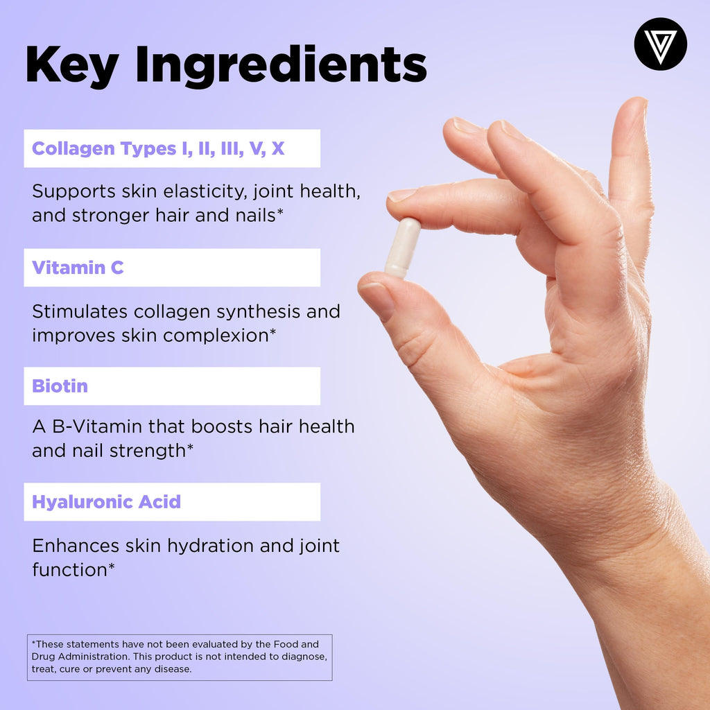 Vital Vitamins Multi Collagen Complex Plus for Hair & Skin

