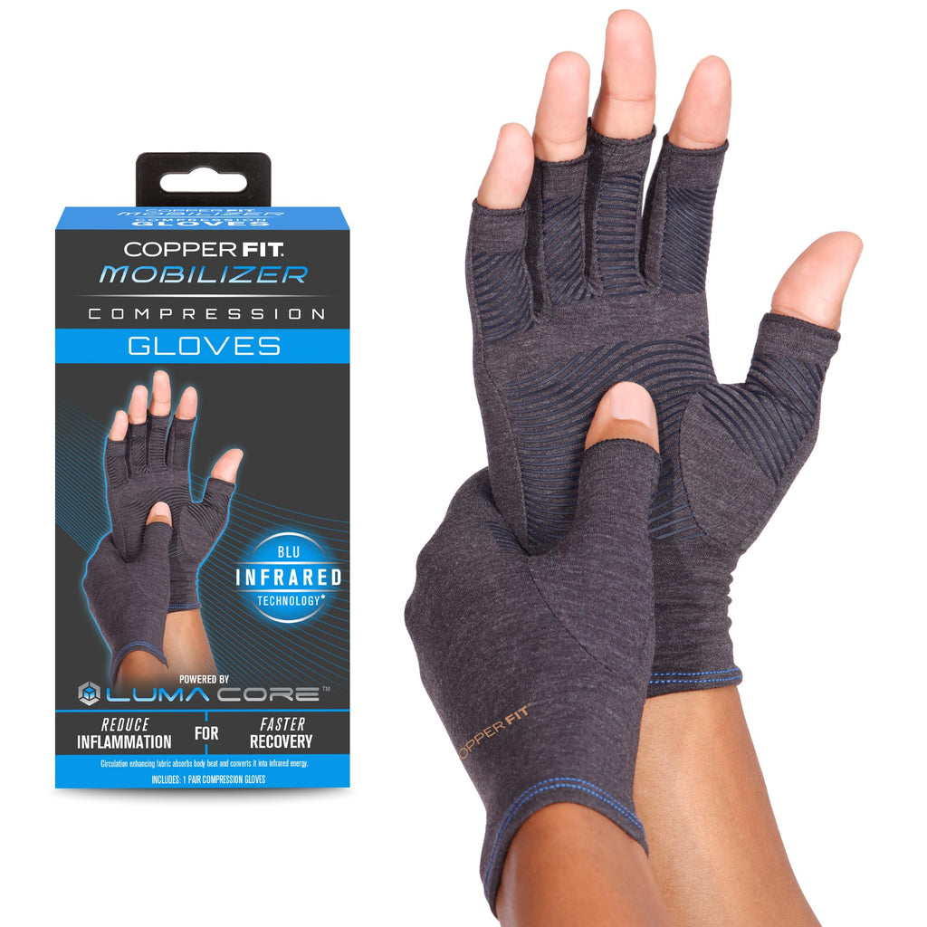 Copper Fit Mobilizer Hand Compression Gloves for Arthritis

