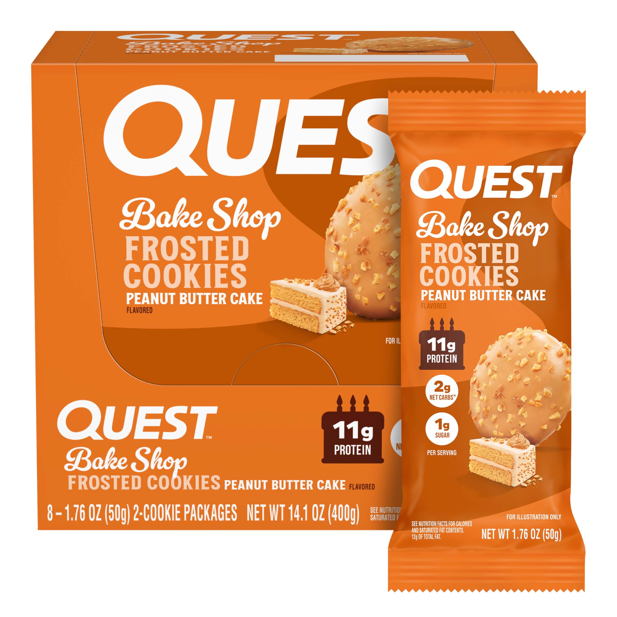 Quest Frosted Cookies Gluten Free High Protein