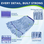 Zeefpod Mop Head Replacement - Heavy Duty & Washable

