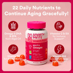 SmartyPants Women’s Plus 50+ Multi & Omegas Gummies

