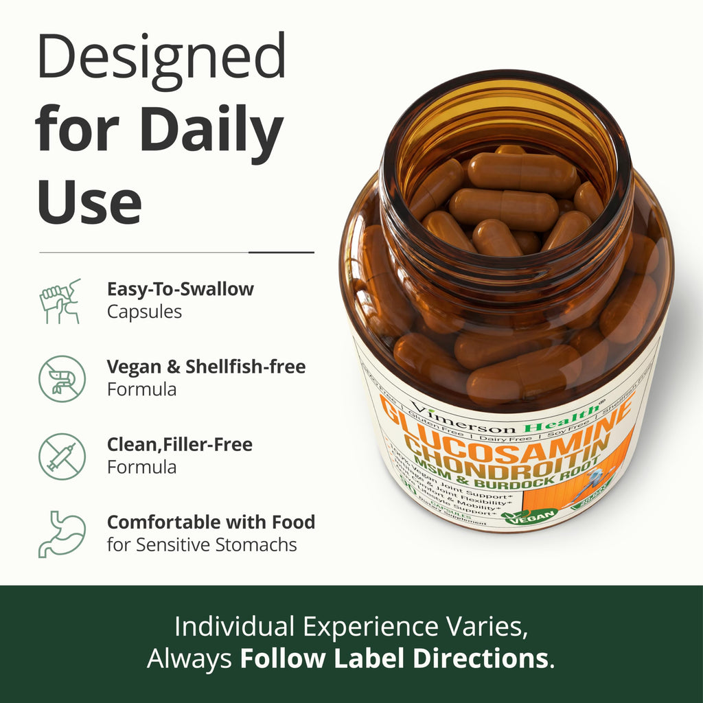 Glucosamine Chondroitin MSM Joint Support | Daily Comfort

