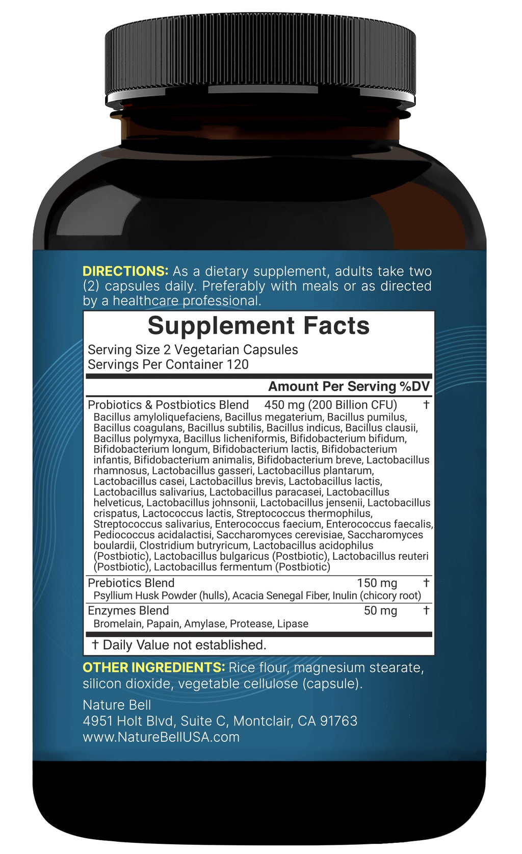 NatureBell Probiotic Supplement for Digestive Health

