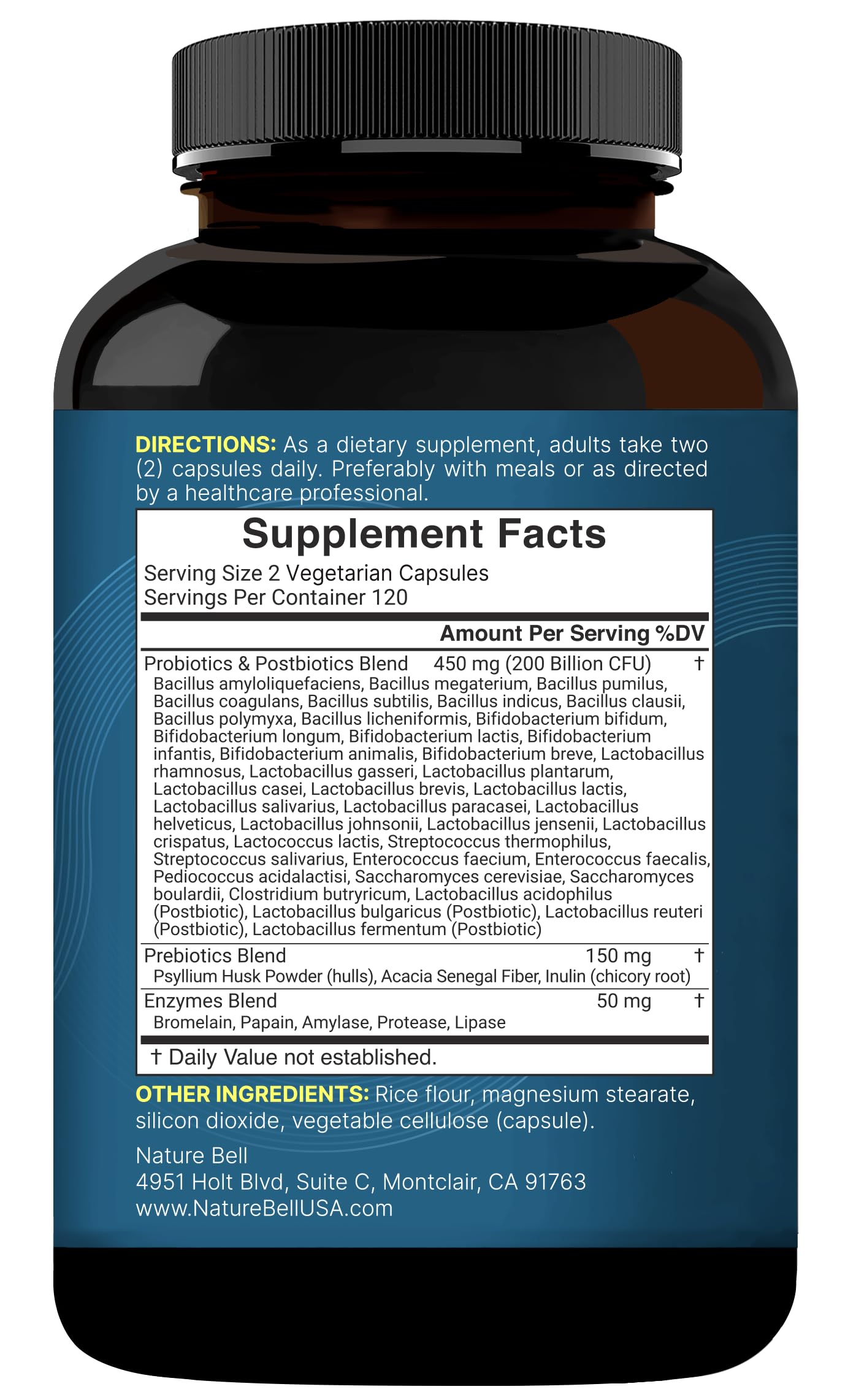 NatureBell Probiotic Supplement for Digestive Health

