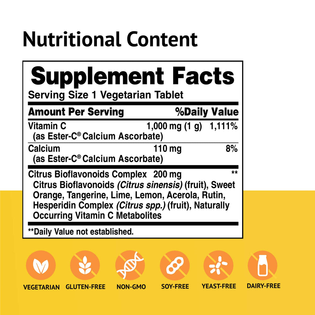 Ester-C Vitamin C Citrus Bioflavonoids - American Health

