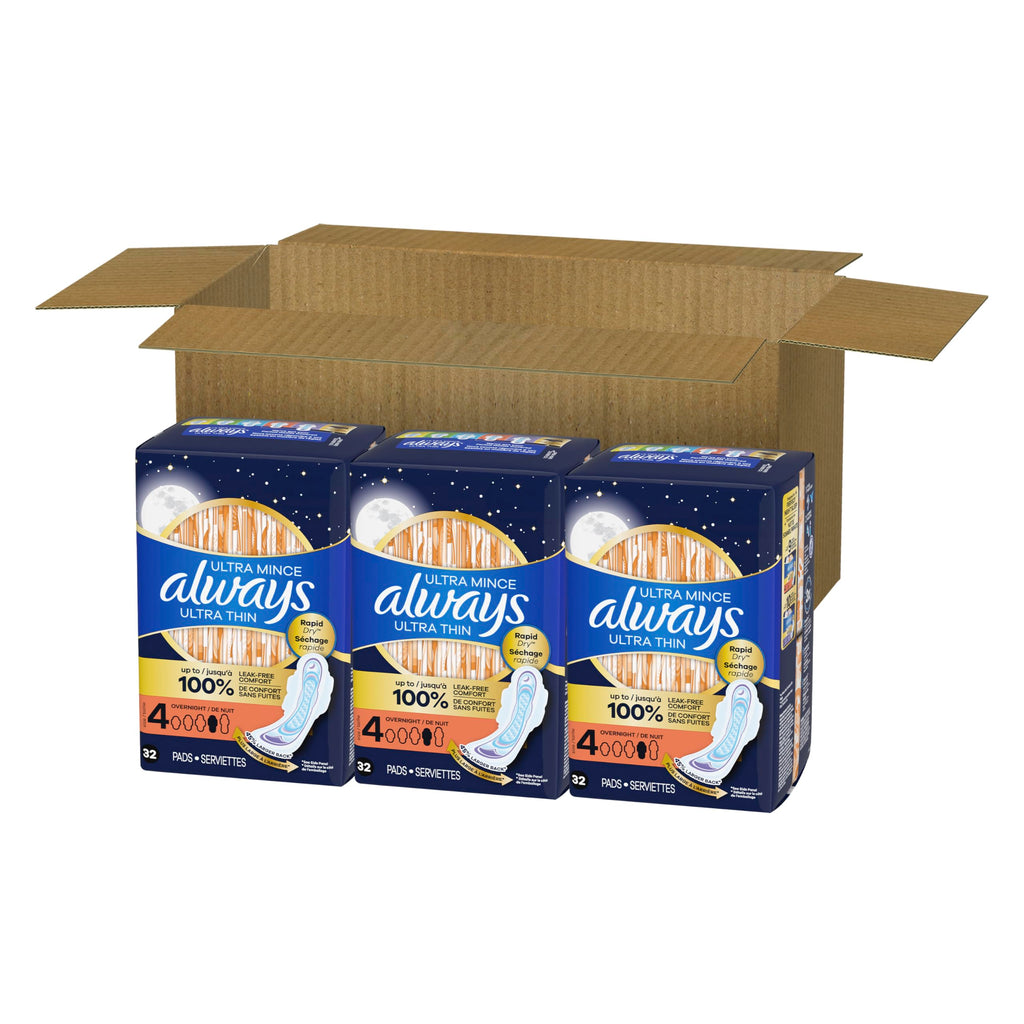 Always Ultra Thin Pads with Wings - LeakGUARD & RapidDRY


