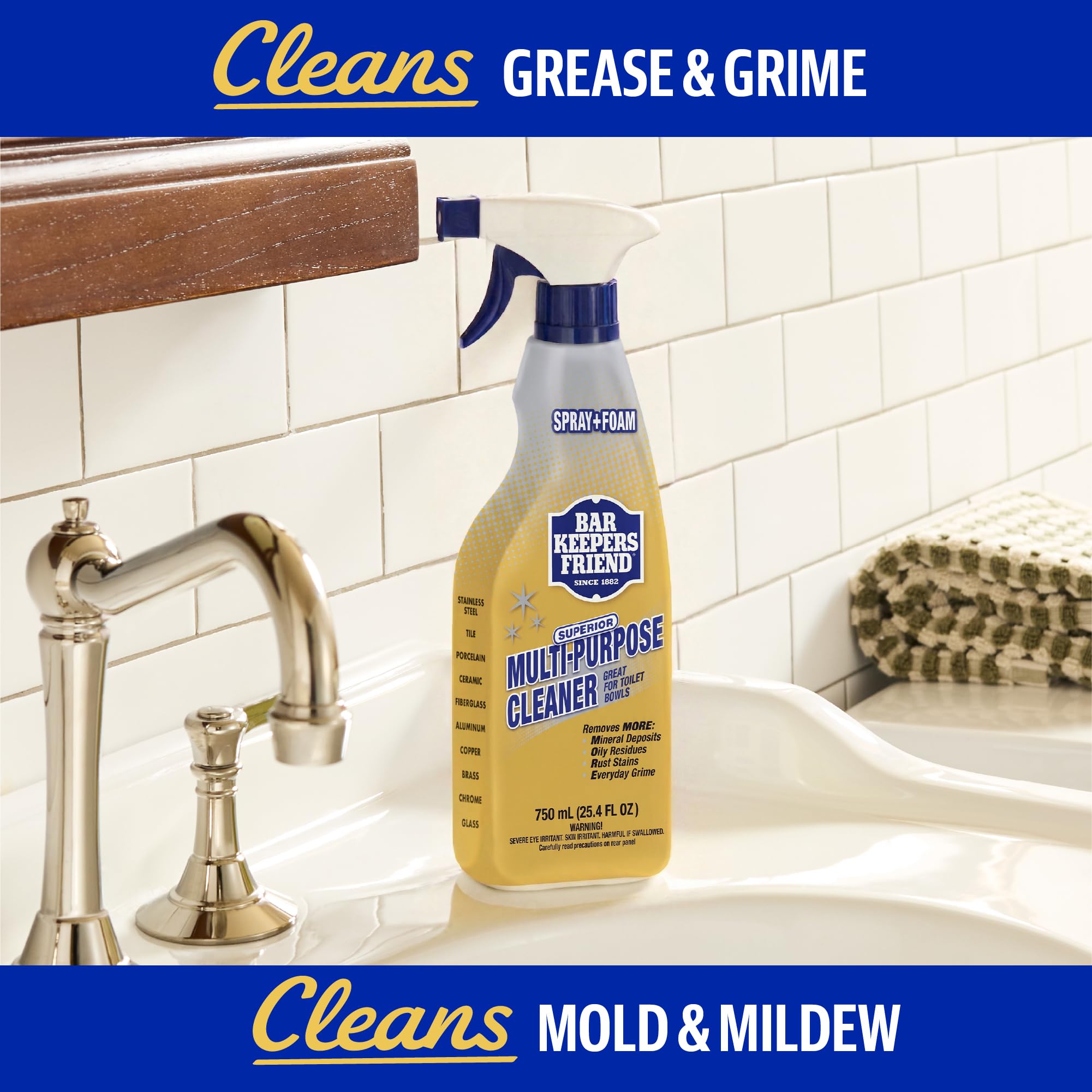 Bar Keepers Friend Soft Cleanser & 2-in-1 Cleaner Bundle


