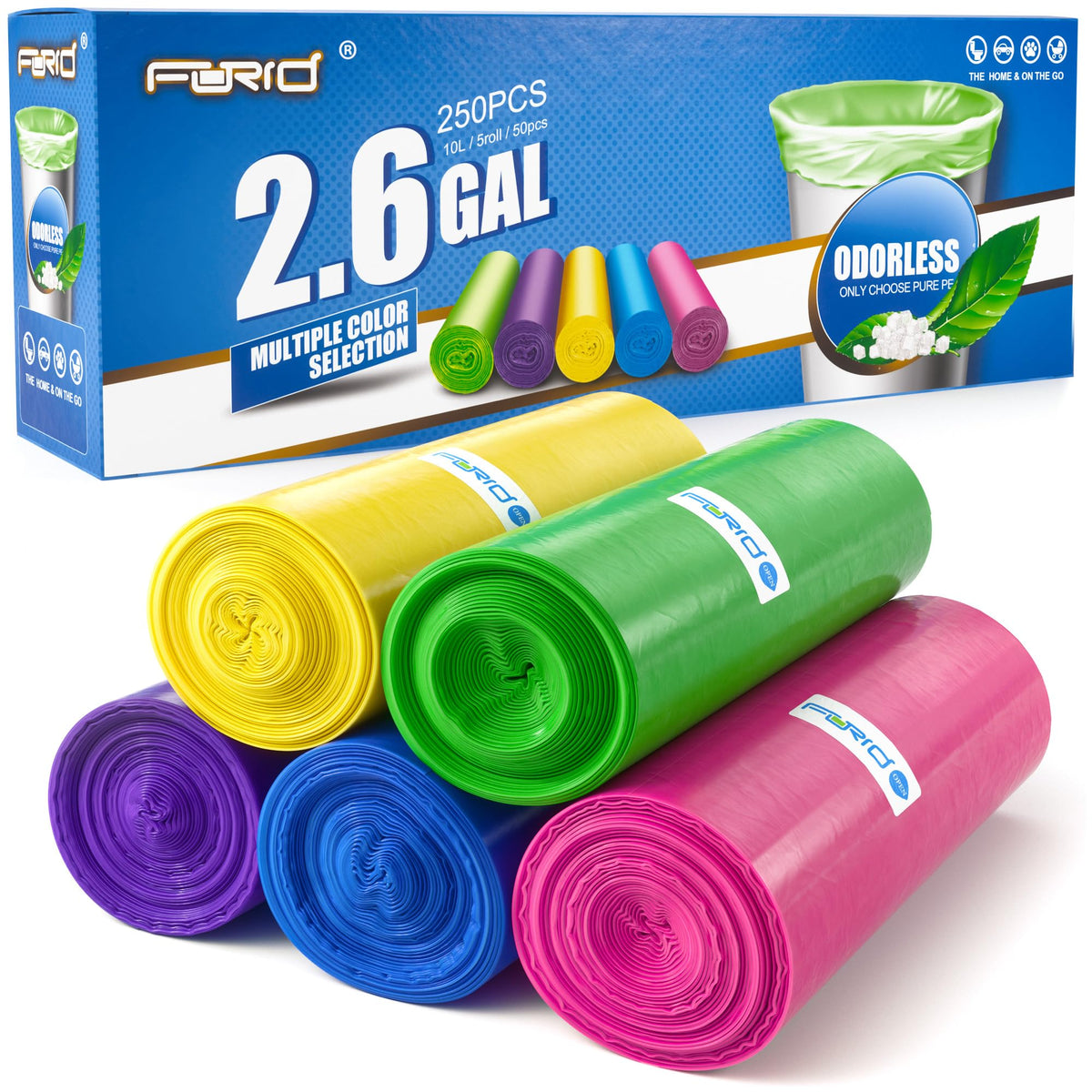FORID Trash Bags for Home Office Kitchen
