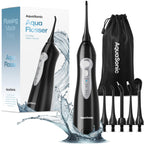 AquaSonic Aqua Flosser – Cordless Water Flosser for Teeth, 5 Tips, Travel