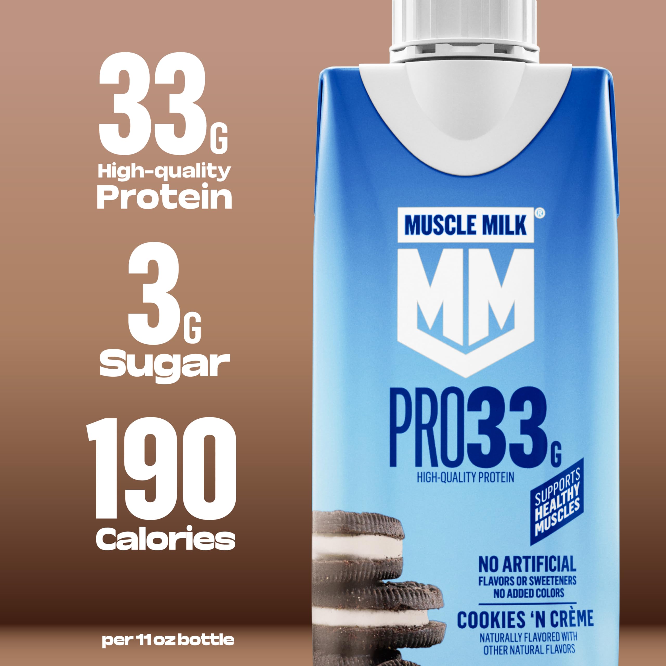 Muscle Milk Pro High Protein Shake 11 fl oz Cartons 12 Pack

