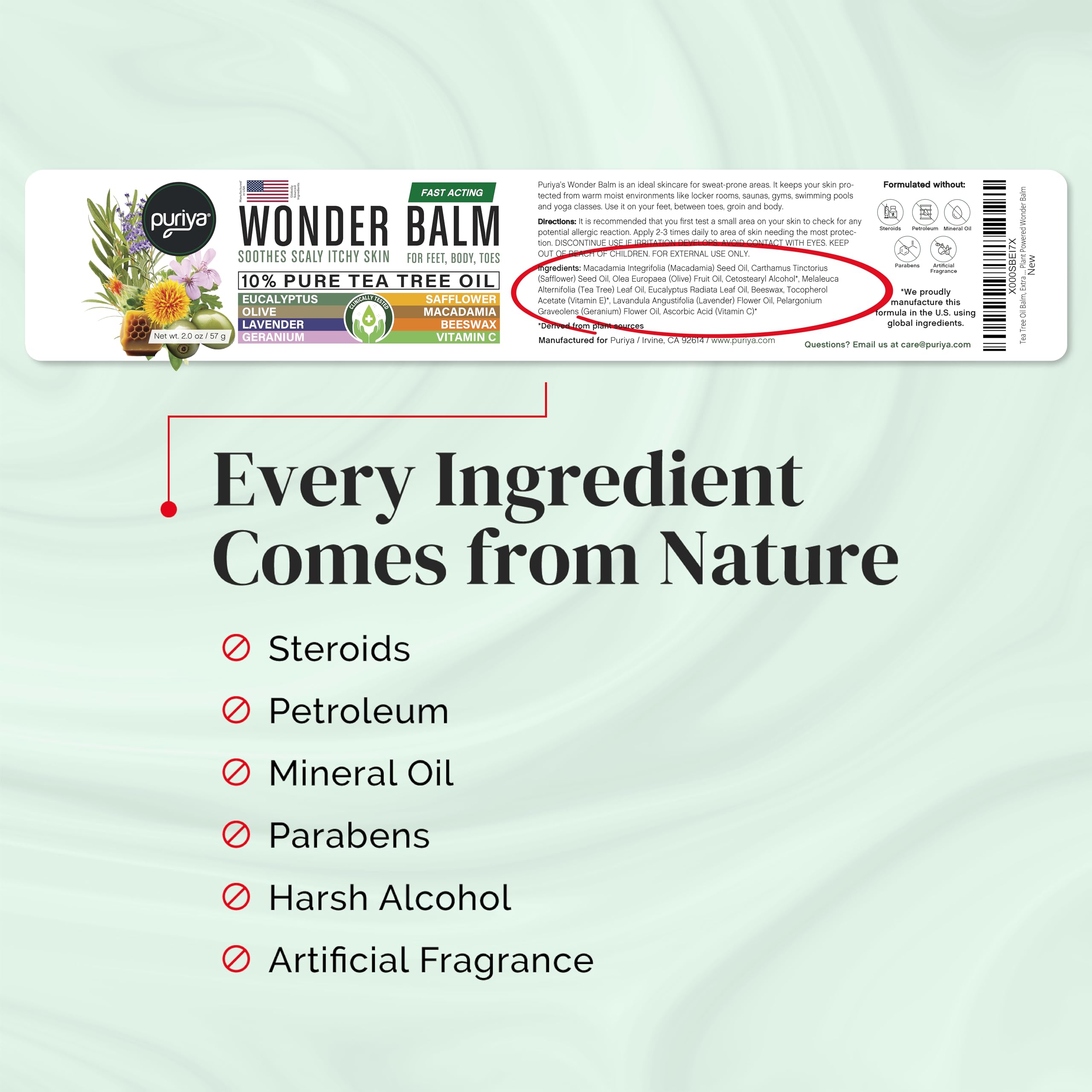Puriya Wonder Balm Extra Strength Itch Relief

