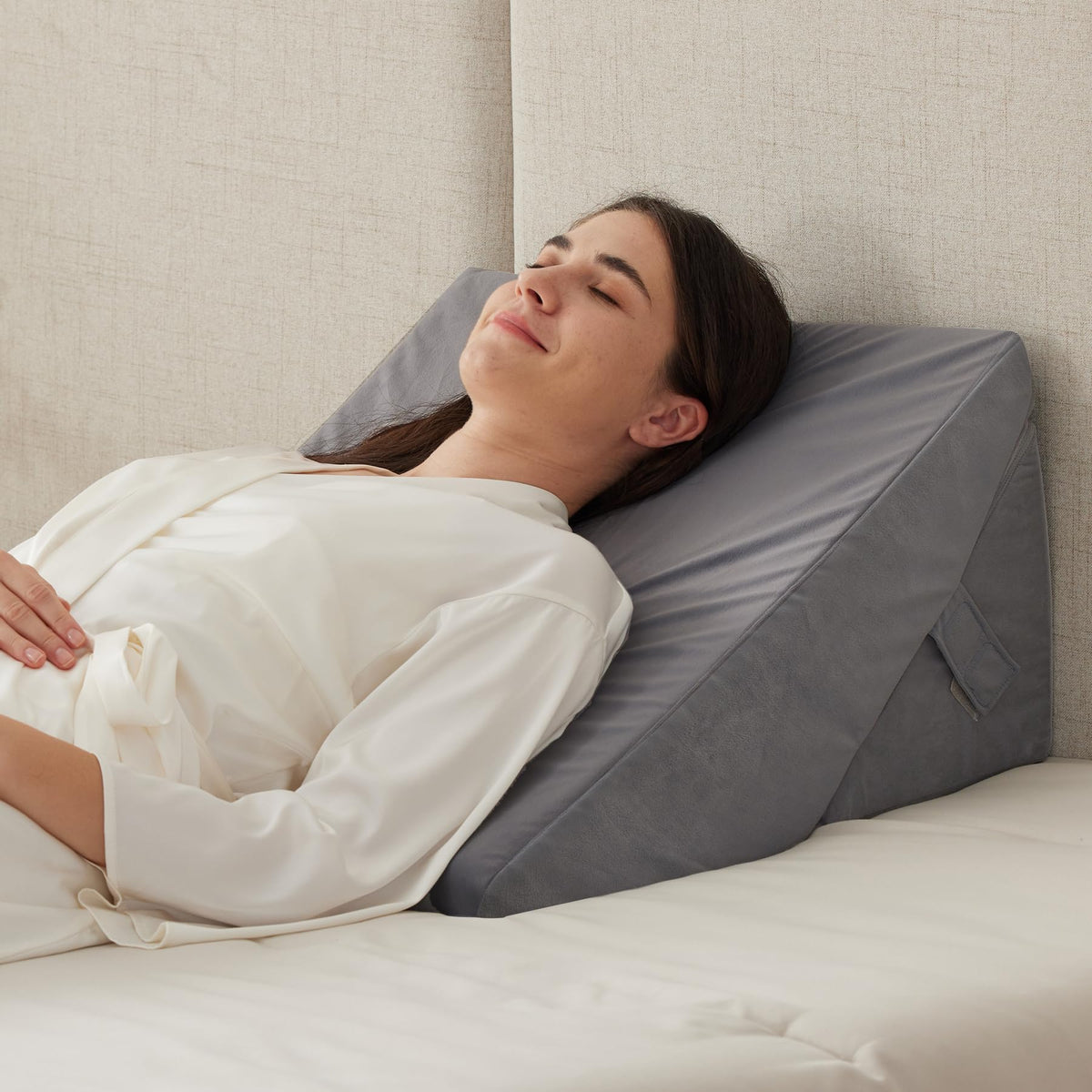 Ruqmuis 3-Piece Wedge Pillow Set for After Surgery