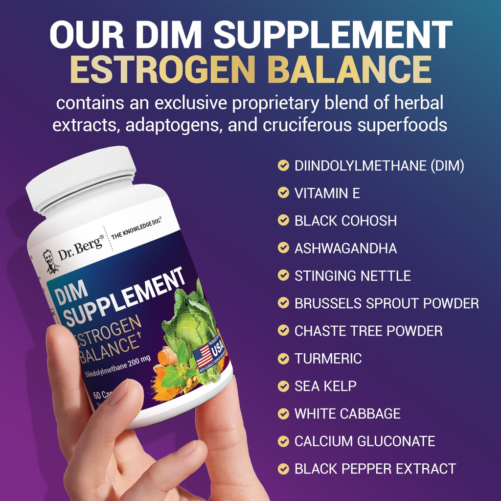 Dr. Berg DIM Supplement for Hormone Balance

