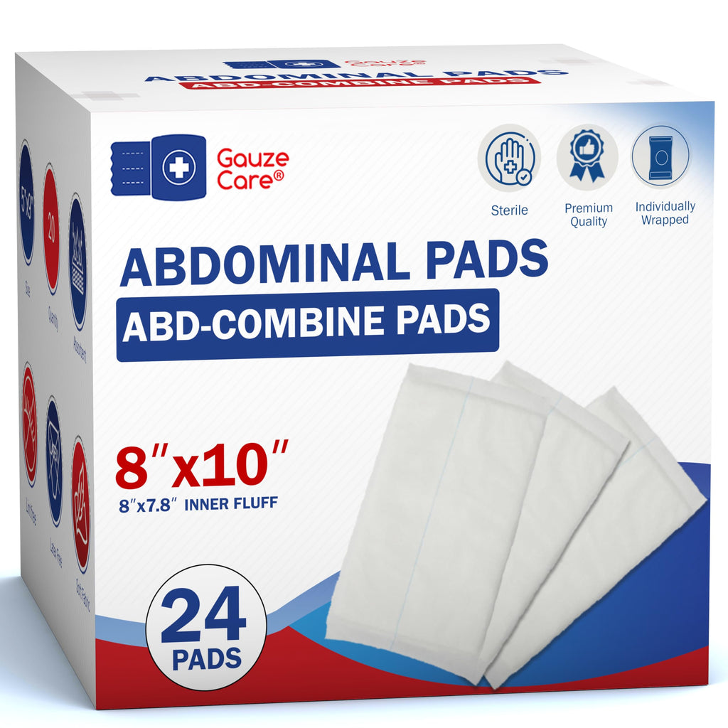 GauzeCare Sterile Abdominal Combine Dressings – Nonstick Surgical-Grade Wound Care