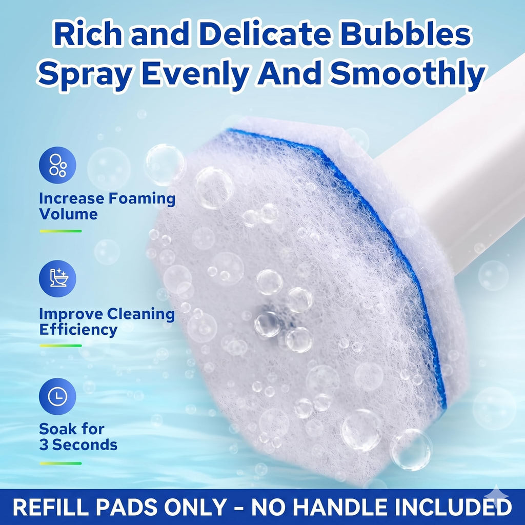 Disposable Toilet Brush Refills - Clorox Compatible


